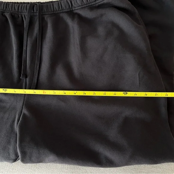 SKIMS mens classic jogger XL black dark grey French terry sweatpants 100% cotton - Picture 10 of 12